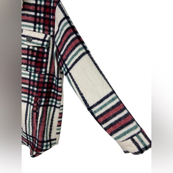 Natural Reflections Size L Plaid Shacket Shirt Jacket - Picture 4 of 11